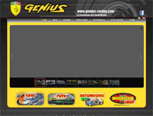 Tablet Screenshot of genius-racing.com